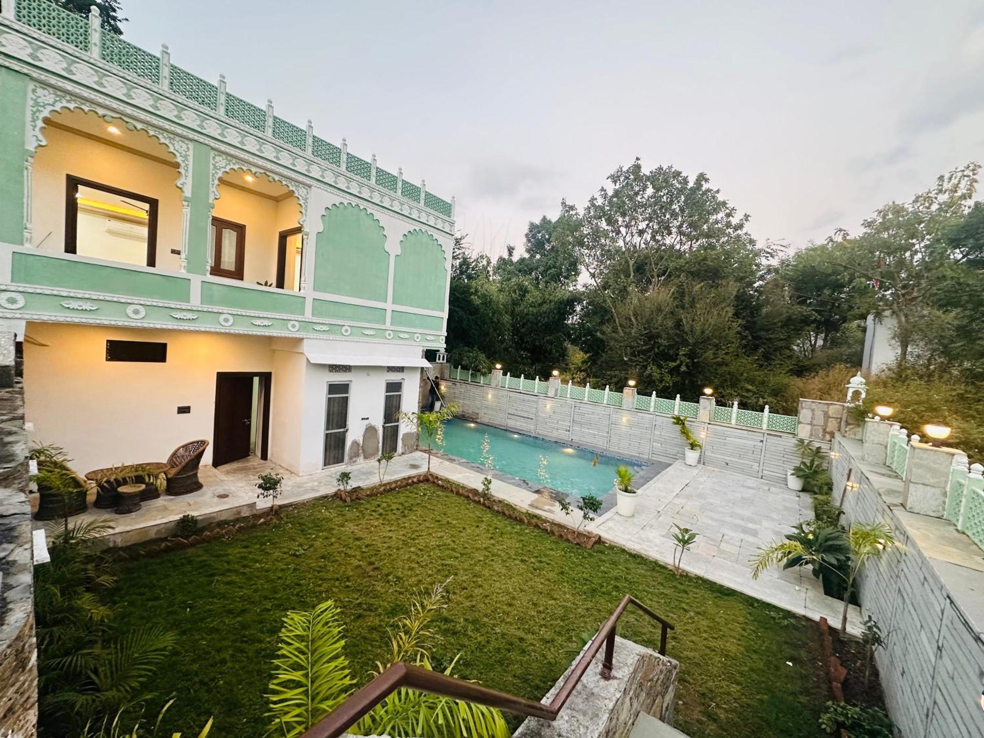 Vila Rajasthan Haveli Udajpur Exteriér fotografie